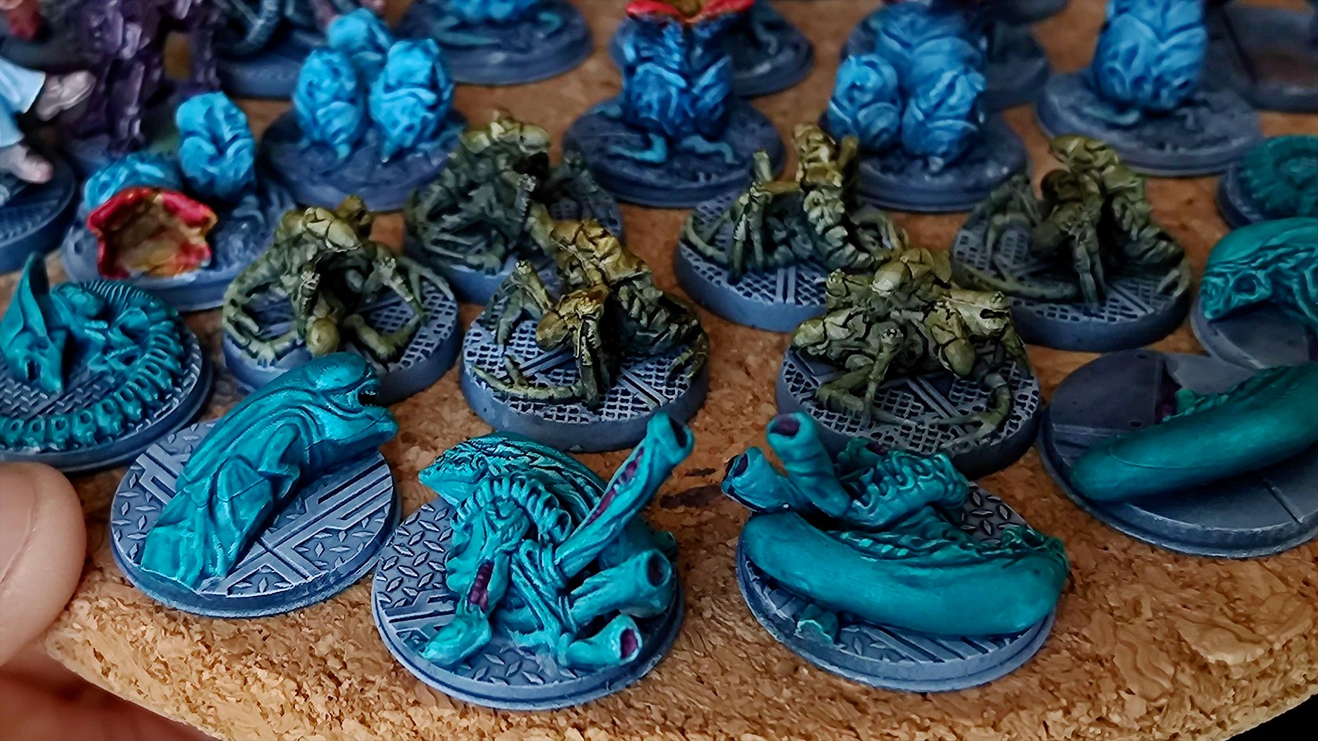 Przykładowo wykończone miniatury fantasy